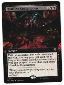 Heartless Conscription 21 Commander: Outlaws of Thunder Junction NM MTG - Image 1