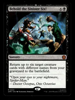 MTG Marvel's Spider-Man #51 Behold the Sinister Six! Mythic Marvel's Spider-Man - Image 1