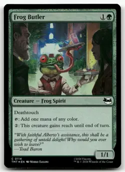 Frog Butler #114 (Foil) (NM) Teenage Mutant Ninja Turtles TMT Magic MTG - Image 1