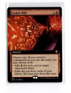 Jeska's Will Extended Art Commander Legends NM Near Mint - Image 1