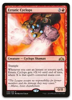 Erratic Cyclops #98 (NM) Guilds of Ravnica GRN Magic MTG - Image 1