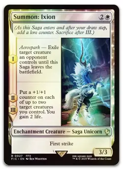 Summon: Ixion (Surge Foil) #27 (NM) Final Fantasy FIC Magic MTG - Image 1
