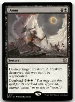 Damn #191 (NM) Lost Caverns of Ixalan LCC Magic MTG - Image 1