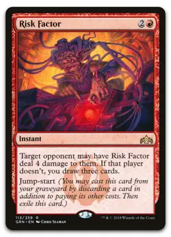 Risk Factor #113 (NM) Guilds of Ravnica GRN Magic MTG - Image 1