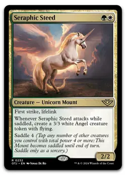Seraphic Steed #232 (NM) Thunder Junction OTJ Magic MTG - Image 1