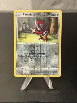Pokemon - Pawniard - 091/159 - Reverse Holo - Crown Zenith - NM/M - Image 1