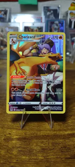 Pokemon Charizard TG03/TG30 Holo Lost Origin Trainer Gallery Pokemon - Image 1