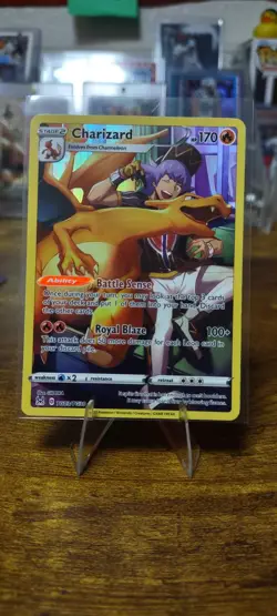 Pokemon Charizard TG03/TG30 Holo Lost Origin Trainer Gallery Pokemon - Image 2