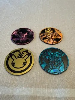 Assorted Pokemon Jumbo Collectible Coins Lot of 4 - Image 1