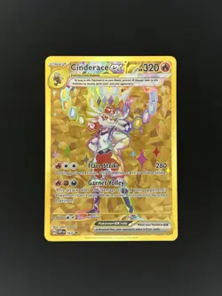 NM Cinderace ex 163 Sv: Scarlet & Violet Promo Cards Holo Gold - Image 1