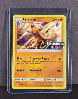 Lycanroc (Prerelease) SM118 Sm Holo Forbidden Light Promo LP TCG Pokemon - Image 1