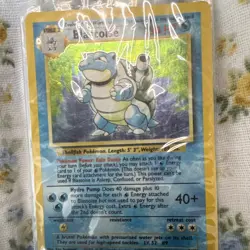 Wizards Pokemon TCG Base Set Blastoise Holographic 2/102 (1999) English - Image 3
