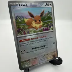 Eevee (Master Ball Pattern) 074/131 Holo Prismatic Evolutions Pokemon English NM - Image 3