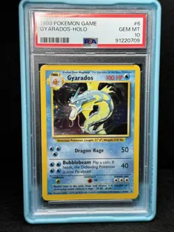 1999 Pokemon Gyarados Holo Base Set 6/102 PSA 10 - Image 4