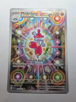 Medicham 241/217 Pokemon TCG Ascended Heroes Illustration Rare NM - Image 1