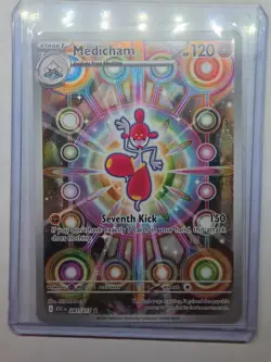 Medicham 241/217 Pokemon TCG Ascended Heroes Illustration Rare NM - Image 3