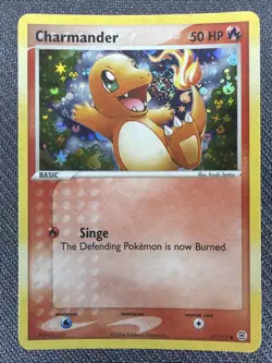 2004 Pokemon EX Charmander Reverse Holo 57/112 Fire Red & Leaf Green LP Swirl - Image 1