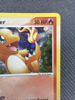 2004 Pokemon EX Charmander Reverse Holo 57/112 Fire Red & Leaf Green LP Swirl - Image 3