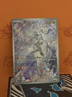 Pokemon N's Reshiram 167/159 Sv09 Journey Together IR Full Art Holo Eng - Image 1