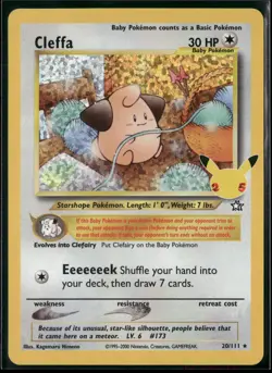 Cleffa 20/111 Classic Collection Celebrations: Classic Collection Pokemon NM - Image 1