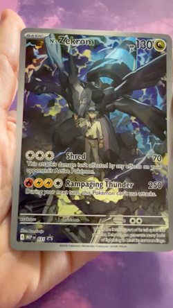 Pokemon N's Zekrom 031 Holo ME: Mega Evolution Promo I - Image 2