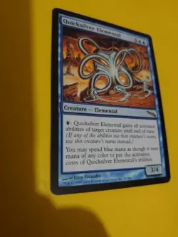 Quicksilver Elemental rare MTG Card. Mirrodin. - Image 3