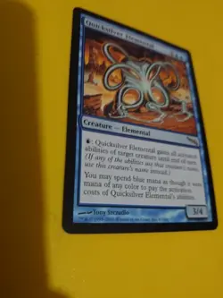 Quicksilver Elemental rare MTG Card. Mirrodin. - Image 4