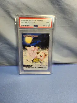 PSA 9 RARE VINTAGE 2005 JAPANESE THE POKEMON WEEKLY Clefairy/Cleffa #40 - Image 1