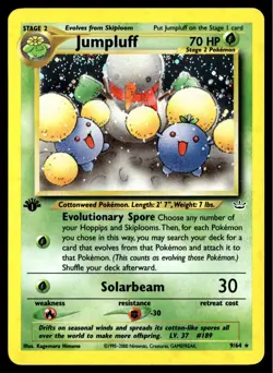 ✅ Pokemon Jumpluff Neo Revelation 1st Edition 9/64 *WOTC* ✅ VINTAGE ✅ 2AW ✅ - Image 1