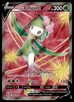 Hisuian Lilligant V 162/189 Ultra Rare Astral Radiance Pokemon Near Mint - Image 1