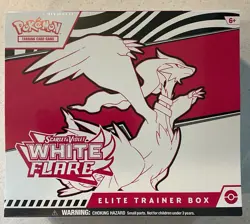 Pokemon TCG Elite Trainer Box White Flare Factory Sealed New! - Image 1