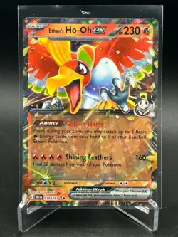 Pokemon TCG Ethan's Ho-oh ex 39/182 Destined Rivals Double Rare NM - Image 1