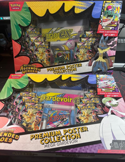 2 x Pokemon Ascended Heroes Premium Poster 1 Mega Lucario & 1 Gardevoir - Image 1