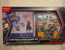 1 FREE Booster w/ Purchase of Pokemon Cynthia’s Garchomp ex Premium Collection - Image 1
