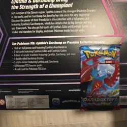 1 FREE Booster w/ Purchase of Pokemon Cynthia’s Garchomp ex Premium Collection - Image 2
