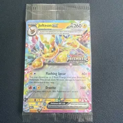 Pokemon- Jolteon ex 030/131- Prismatic Evolutions- Holo Stamped Promo Sealed - Image 1