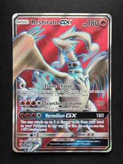 Pokemon: Reshiram GX 65/70 Full Art Ultra Rare Dragon Majesty - Image 1