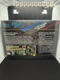 Pokemon Pokemon TCG Crown Zenith Pokemon Center ETB Plus Lucario 12 Packs 6+ - Image 2