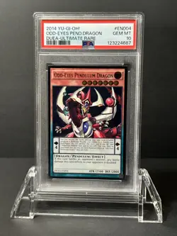 Yugioh Odd-Eyes Pendulum Dragon DUEA - EN004 Unlimited Ultimate Rare PSA 10 - Image 1