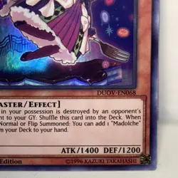 Madolche Magileine - DUOV-EN068 - Ultra Rare - 1st Edition NM Yugioh TCG - Image 5