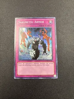Moderately Played Sakuretsu Armor - LCYW-EN288 - Super Rare - Unlimited A6 - Image 1