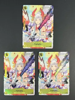 Yamato #ST13-016 One Piece Full Art Promo Holo - 3 Card Lot - Image 1