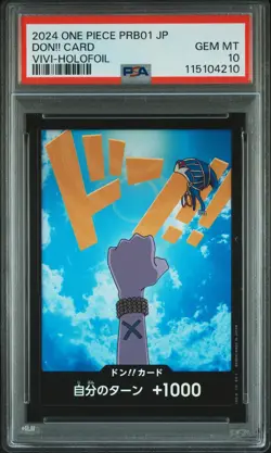Don!! Card 2024 One Piece Japanese Prb01 Vivi PSA 10 - Image 1