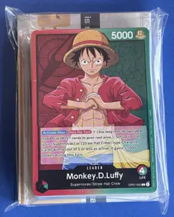 One Piece Welcome Kit Monkey D. Luffy OP01-003 Demo Deck Sealed - Image 1