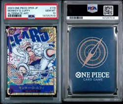 ONE PIECE OP05-AWAKENING OF THE NEW ERA ALTERNATE ART MONKEY D. LUFFY PSA 10 - Image 3