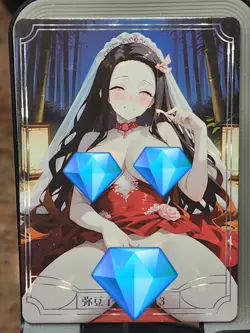 Nexxuko Under The Nightgown Card Goddess Story Anime Waifu LR LR-13 - Image 1