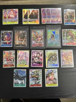 One Piece TCG 22 SR Card Lot- Super Rare- Alternate Arts- Parallel- Near Mint - Image 1