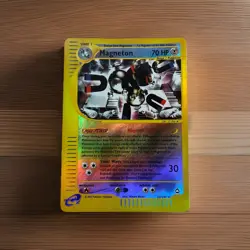 Pokemon TCG Magneton 22/147 Aquapolis Reverse Holo Card E-Reader NM - Image 1