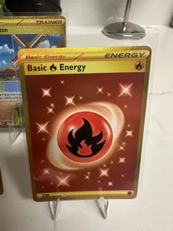 TCG Gold Pokemon Card Lot (5) Walking Wake Raging Volt Energy Artazon - Image 5