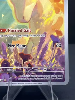 Pokemon TCG Destined Rivals Rapidash Full Art Illustration Card 189/182 Grade It - Image 5